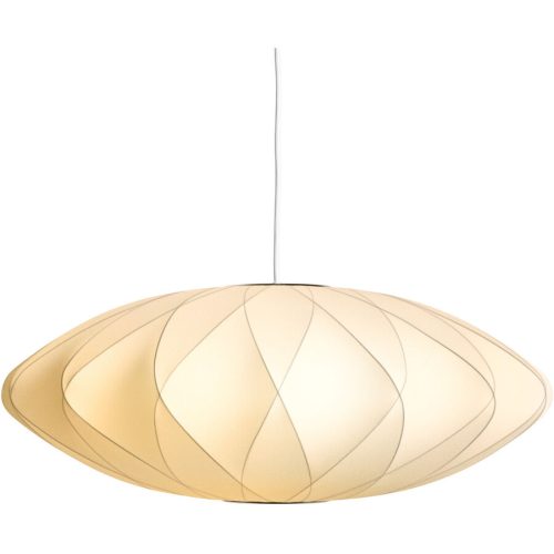 HAY, HAY Pendellampe Nelson Saucer Weiss Kunststoff 64 cm 24 cm - Farbe: offwhite - Material: Polymer - Pendellampe