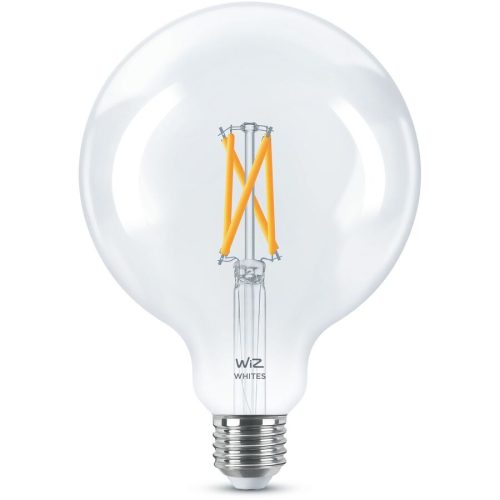 WIZ, Leuchtmittel WiZ Glas E27 6.7 W - Farbe: Transparent - LED - Lichtfarbe: Extra warmweiss - Helles Neutralweiss - Leuchtmittel- LED Leuchtmittel