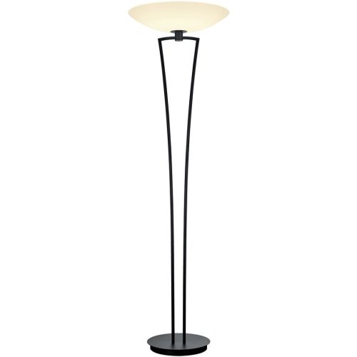 Bankamp, Designer-Stehlampe Bankamp Lady schwarz dimmbar H 179 cm - LED - Lichtfarbe: Extra warmweiss - Material: Messing/Glas - Designer-Stehlampe- LED