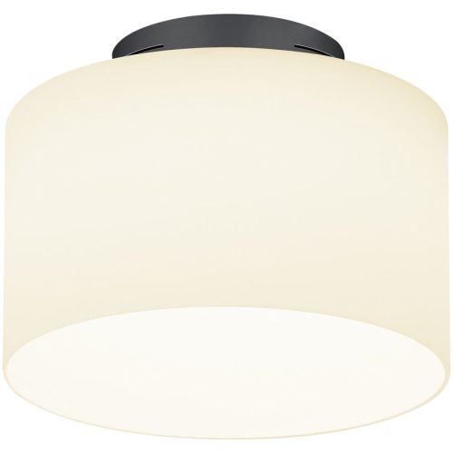Bankamp, Designer-Deckenlampe Bankamp Grand opal anthrazit D 32 cm - Farbe: anthrazit matt eloxiert - LED - Lichtfarbe: Extra warmweiss - Material: