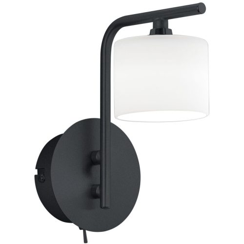 LIVIQUE, Wandlampe Anika Schwarz Metall 10 cm 19 cm - LED - Lichtfarbe: Extra warmweiss - Wandlampe- LED Energiesparlampe