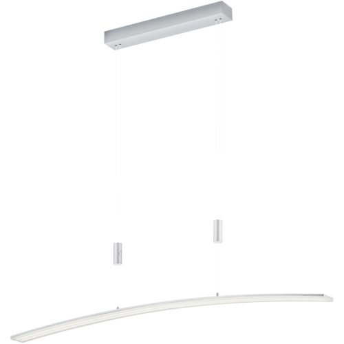 LIVIQUE, Pendellampe Collina Silber Metall 130 cm - Farbe: Aluminium - LED - Lichtfarbe: Extra warmweiss - Pendellampe- LED Energiesparlampe