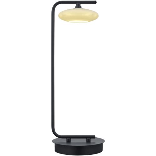 LIVIQUE, Tischlampe Kari Schwarz Metall 15 cm 45 cm - LED - Lichtfarbe: Extra warmweiss - Tischlampe- LED Energiesparlampe