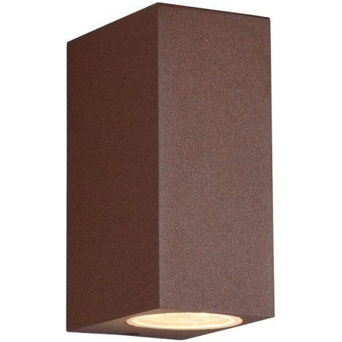 LIVIQUE, Wandlampe aussen Reeya Rot 6.9 cm 15 cm - Farbe: rost - Material: Aluminium-Druckguss - Wandlampe aussen