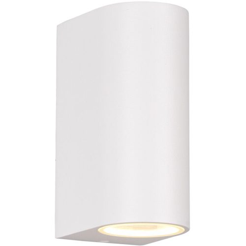LIVIQUE, Wandlampe aussen Reeya Weiss 6.9 cm 15 cm - Farbe: weiss matt - Material: Aluminium-Druckguss - Wandlampe aussen