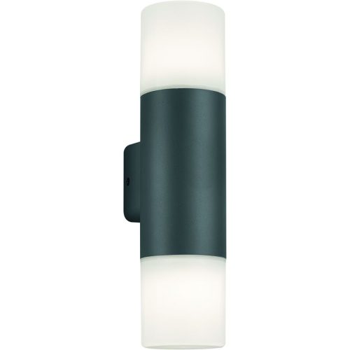 LIVIQUE, Wandlampe aussen Cleara Grau 8.5 cm 33 cm - Farbe: anthrazit - Material: Aluminium-Druckguss - Wandlampe aussen