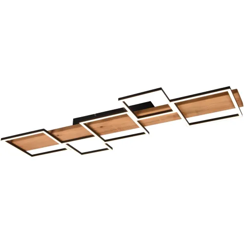 CONFORAMA, Deckenlampe LED HARPER variable Intensität 115cm 42W schwarz