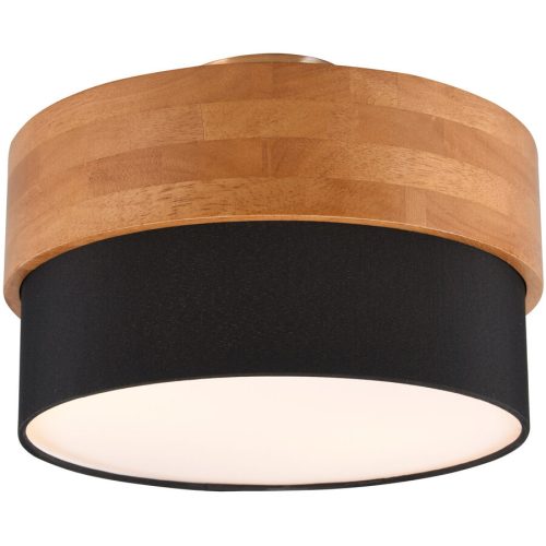 LIVIQUE, Deckenlampe Sesona Grau Metall 30 cm 22 cm - Farbe: Nickel matt - Deckenlampe