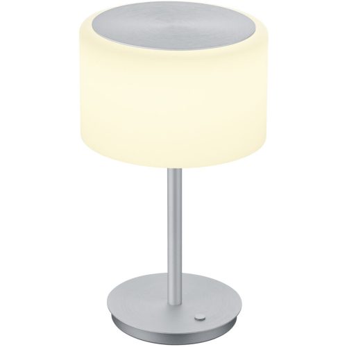 Bankamp, Bankamp Tischlampe Grand opal Silber Aluminium 20 cm 34 cm - Farbe: Aluminium eloxiert - LED - Lichtfarbe: Extra warmweiss - Tischlampe- LED