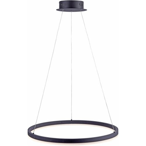 LIVIQUE, Pendellampe Q-Vito Bronze Eisen 59 cm 120 cm - Farbe: messing matt - LED - Lichtfarbe: Warmweiss - Pendellampe- LED Energiesparlampe