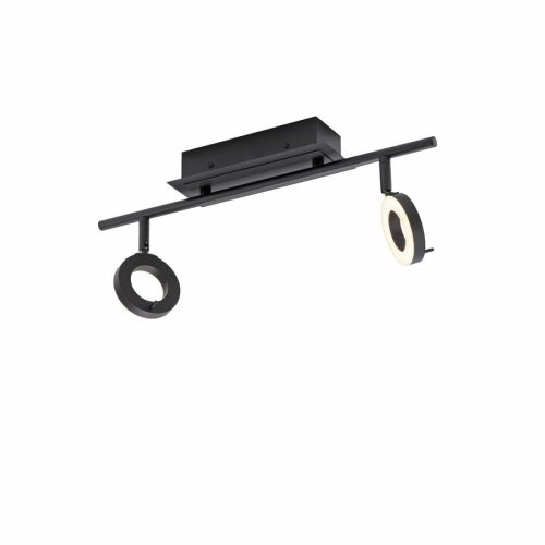 LIVIQUE, Deckenlampe Silena Grau Aluminium 8 cm 11 cm - Farbe: anthrazit - LED - Lichtfarbe: Warmweiss - Deckenlampe- LED Energiesparlampe