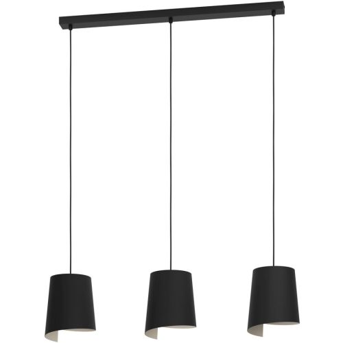 Eglo, Eglo Pendellampe Bolivia Schwarz Stahl 18 cm 110 cm - Pendellampe