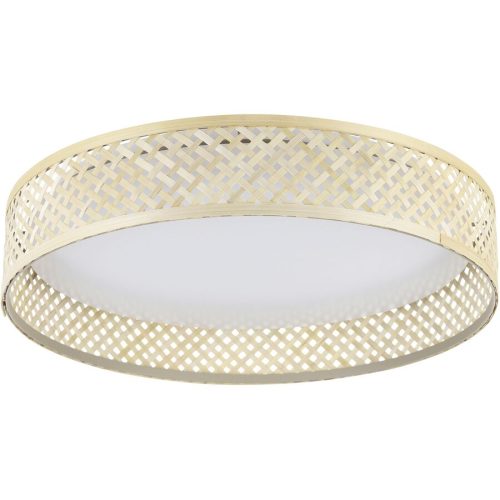 Eglo, Eglo Deckenlampe Luppineria Weiss Stahl/Kunststoff 38 cm 8 cm - LED - Lichtfarbe: Warmweiss - Material: Kunststoff/Stahl - Deckenlampe- LED