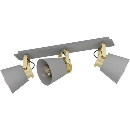 Eglo, Eglo Spot Twicken Gold/Grau Stahl 20.5 cm 17.5 cm - Spot