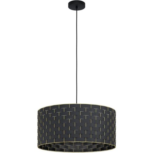 Eglo, Eglo Pendellampe Marasales Schwarz Stahl 55 cm 110 cm - Pendellampe