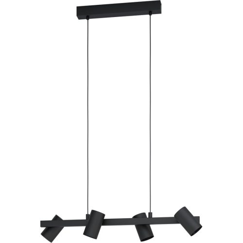Eglo, Eglo Pendellampe Gatuela 1 Schwarz Stahl 19 cm 110 cm - Pendellampe