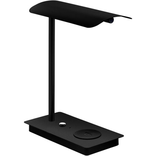 Eglo, Eglo Tischlampe Arenaza Schwarz Stahl/Kunststoff 13 cm 32 cm - LED - Lichtfarbe: Warmweiss - Material: Kunststoff/Stahl - Tischlampe- LED