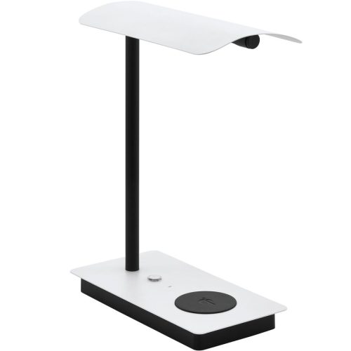 Eglo, Eglo Tischlampe Arenaza Schwarz/Weiss Stahl/Kunststoff 13 cm 32 cm - LED - Lichtfarbe: Warmweiss - Material: Kunststoff/Stahl - Tischlampe- LED