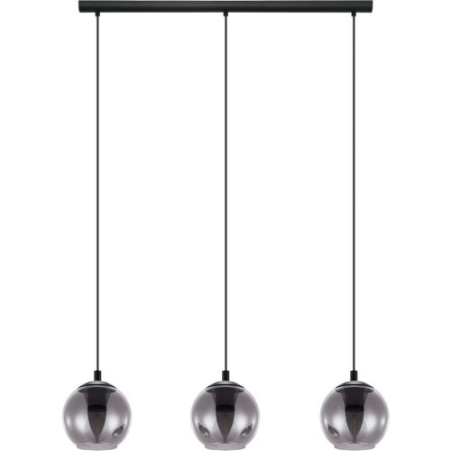 Eglo, Eglo Pendellampe Ariscani Schwarz Stahl 16.5 cm 110 cm - Pendellampe