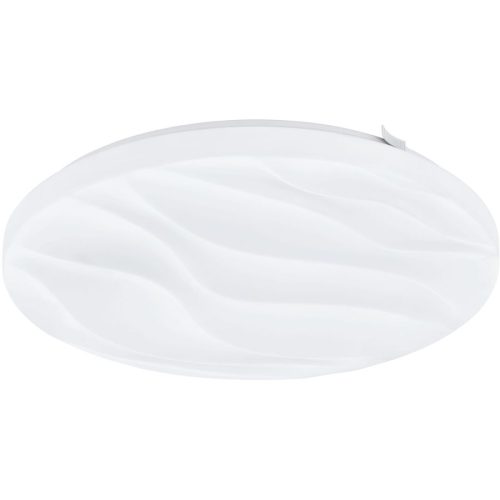 Eglo, Eglo Deckenlampe Benariba Weiss Stahl 33 cm 6.5 cm - LED - Lichtfarbe: Warmweiss - Deckenlampe- LED Energiesparlampe