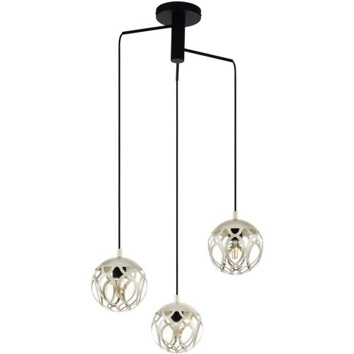 Eglo, Eglo Pendellampe Mirtazza Schwarz Stahl 59 cm 110 cm - Pendellampe