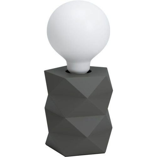 Eglo, Eglo Tischlampe Swarby Grau Zement 10 cm 12 cm - Tischlampe