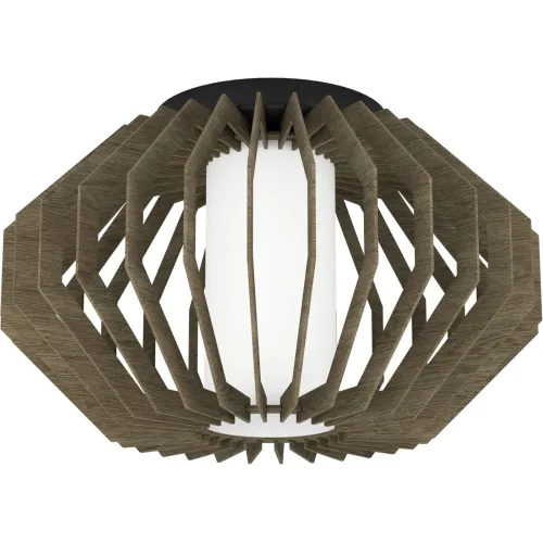 Eglo, Eglo Deckenlampe Rusticaria Schwarz Stahl 45 cm 27.5 cm - Deckenlampe