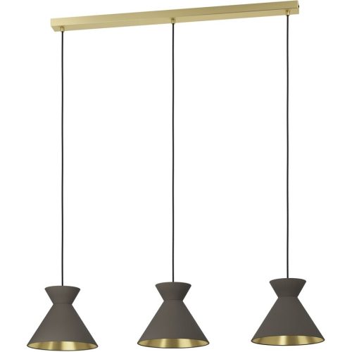 Eglo, Eglo Pendellampe Nastasia Schwarz Stahl 24 cm 110 cm - Pendellampe