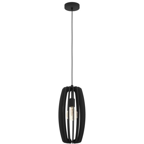 Eglo, Eglo Pendellampe Bajazzara Schwarz Stahl 26 cm 110 cm - Pendellampe