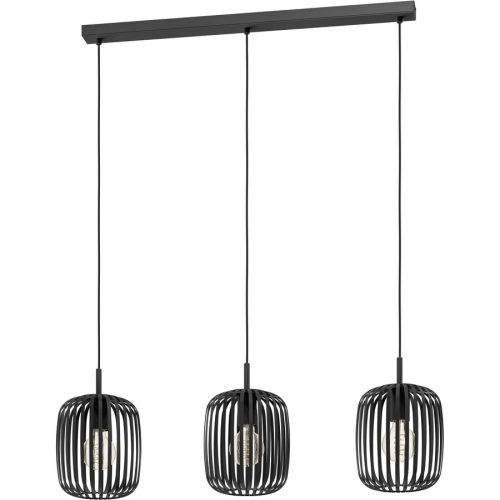 Eglo, Eglo Pendellampe Romazzina Schwarz Stahl 20 cm 110 cm - Pendellampe