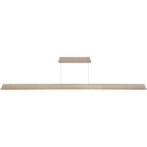 LIVIQUE, Pendellampe Gambia Grau Metall 154 cm 120 cm - LED - Lichtfarbe: Extra warmweiss - Helles Neutralweiss - Pendellampe- LED Energiesparlampe