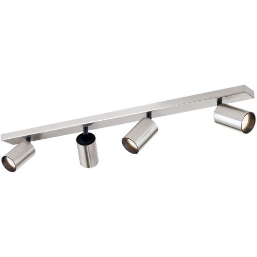 LIVIQUE, Spot Sean Grau Stahl 6 cm - Farbe: Nickel satiniert - Spot