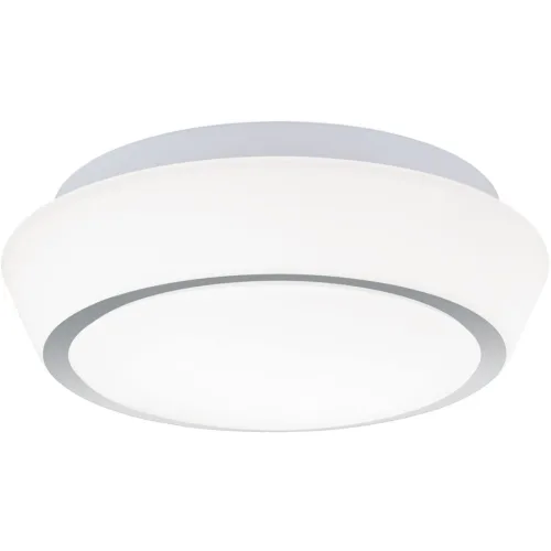 LIVIQUE, Deckenlampe Tena Grau Stahl 30 cm 30 cm - Farbe: chrom - Deckenlampe