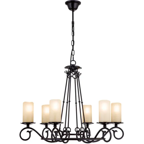 LIVIQUE, Pendellampe Rusticka Stahl 65 cm 65 cm - Farbe: Antik - Pendellampe