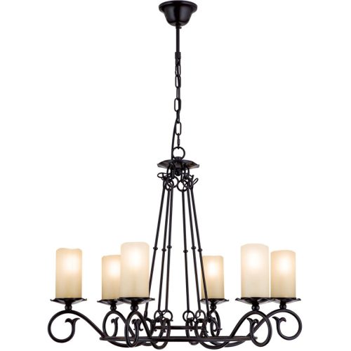 LIVIQUE, Pendellampe Rusticka Stahl 65 cm 65 cm - Farbe: Antik - Pendellampe