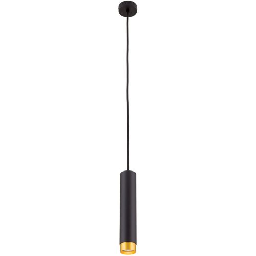 LIVIQUE, Pendellampe Martini Gold/Schwarz Aluminium 5.9 cm 5.9 cm - Farbe: schwarz-gold - Pendellampe