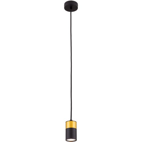 LIVIQUE, Pendellampe Martini Gold/Schwarz Aluminium 5.6 cm 5.6 cm - Farbe: schwarz-gold - Pendellampe