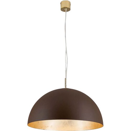 LIVIQUE, Pendellampe Eliano Braun Stahl 50 cm 50 cm - Pendellampe