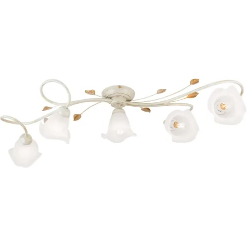 LIVIQUE, Deckenlampe Sisi Beige Stahl 41 cm - Farbe: elfenbein - Deckenlampe