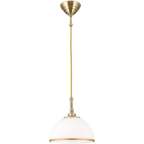 LIVIQUE, Pendellampe Old Lamp Stahl 22 cm 22 cm - Farbe: Altmessing - Pendellampe