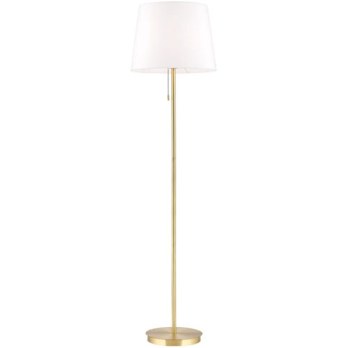 LIVIQUE, Stehlampe Ludwig Stahl 40 cm 40 cm - Farbe: Altmessing - Stehlampe