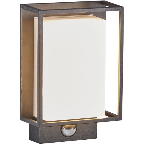 Nordlux, NORDLUX Wandlampe aussen Nestor Schwarz Aluminium 14.7 cm 22.1 cm - LED - Lichtfarbe: Extra warmweiss - Wandlampe aussen- LED Energiesparlampe
