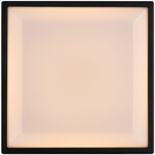 Nordlux, NORDLUX Wandlampe aussen Oliver Schwarz Kunststoff 17.5 cm 17.5 cm - LED - Lichtfarbe: Warmweiss - Material: PVC - Wandlampe aussen- LED