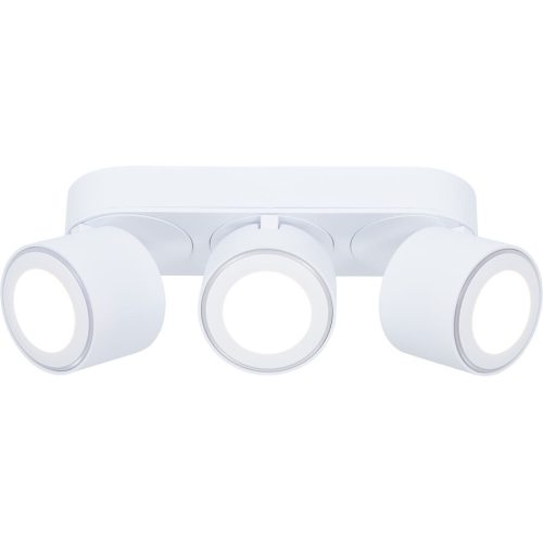 LIVIQUE, Spot Derby Weiss Metall 27.3 cm 10.6 cm - LED - Lichtfarbe: Warmweiss - Spot- LED Energiesparlampe