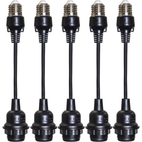 LIVIQUE, Lichterkette Connecta Kunststoff 5 cm - Farbe: Schwarz - Lichterkette