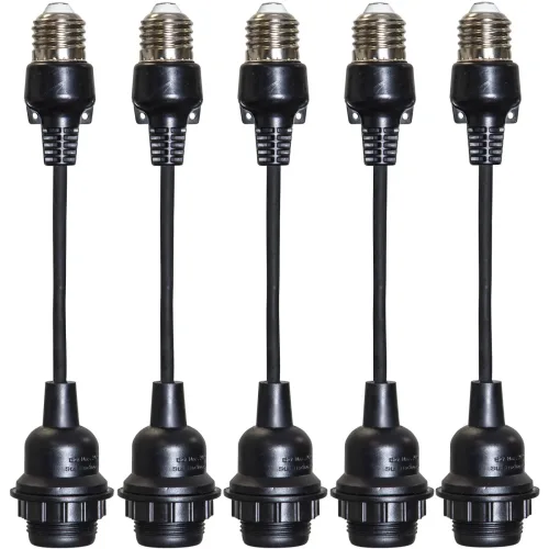 LIVIQUE, Lichterkette Connecta Kunststoff 5 cm - Farbe: Schwarz - Lichterkette