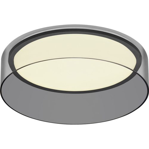 Bankamp, Designer-Deckenlampe Bankamp Flair Smoke schwarz mit Fernbedienung D 48 cm - LED - Lichtfarbe: Extra warmweiss - Material: Aluminium/Stahl -