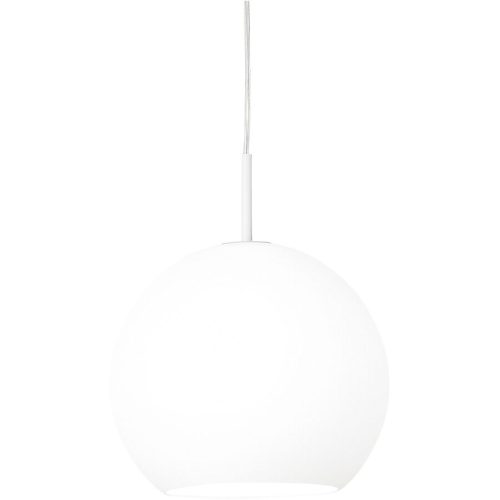 Giberti Luce, Giberti Luce Pendellampe Aurora XL Weiss Glas 30 cm 29 cm - Pendellampe