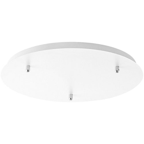 Giberti Luce, Giberti Luce Baldachin Rosone Weiss Metall 50 cm - Baldachin