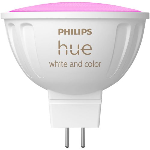 Philips Hue, Philips Hue Smarte LED-Leuchte "White & Col. Amb. MR16 Einzelpack, 400 lm" GU 5,3